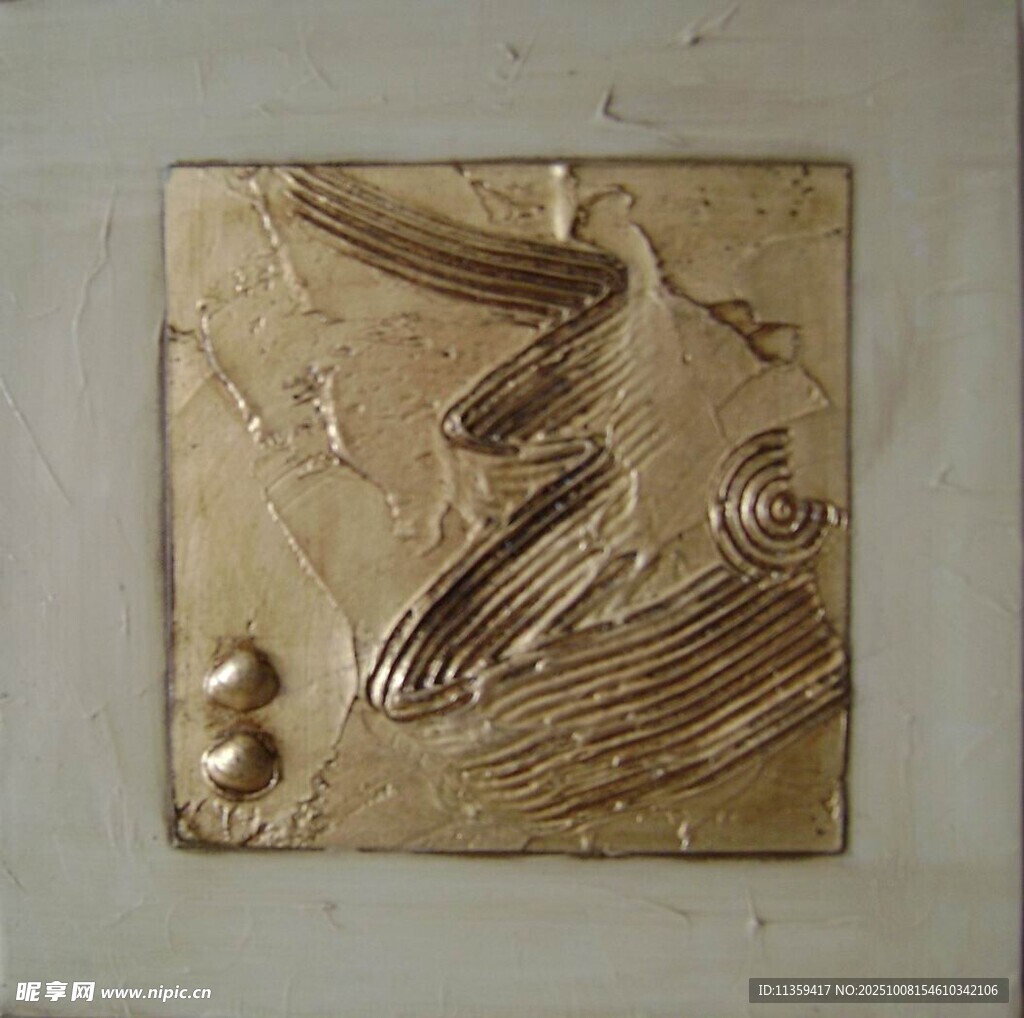 金屬質(zhì)感藝術(shù)浮雕作品