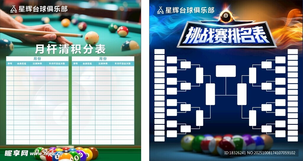 臺球挑戰(zhàn)賽排名表