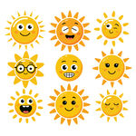 太陽表情圖案
