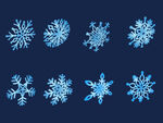 藍(lán)色雪花 