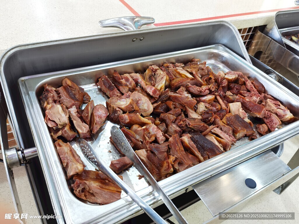 自助烤鴨美食展示