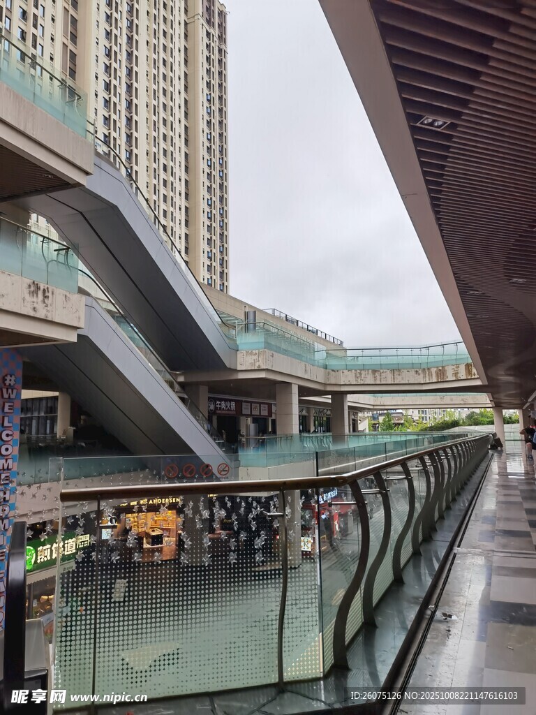 城市立體交通人行天橋景觀