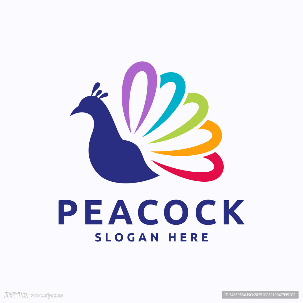 孔雀標志logo