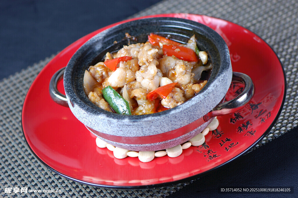 美味砂鍋蝦仁蔬菜料理
