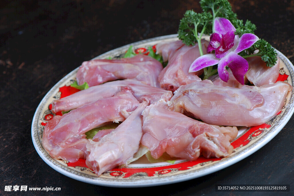 新鮮生雞肉拼盤