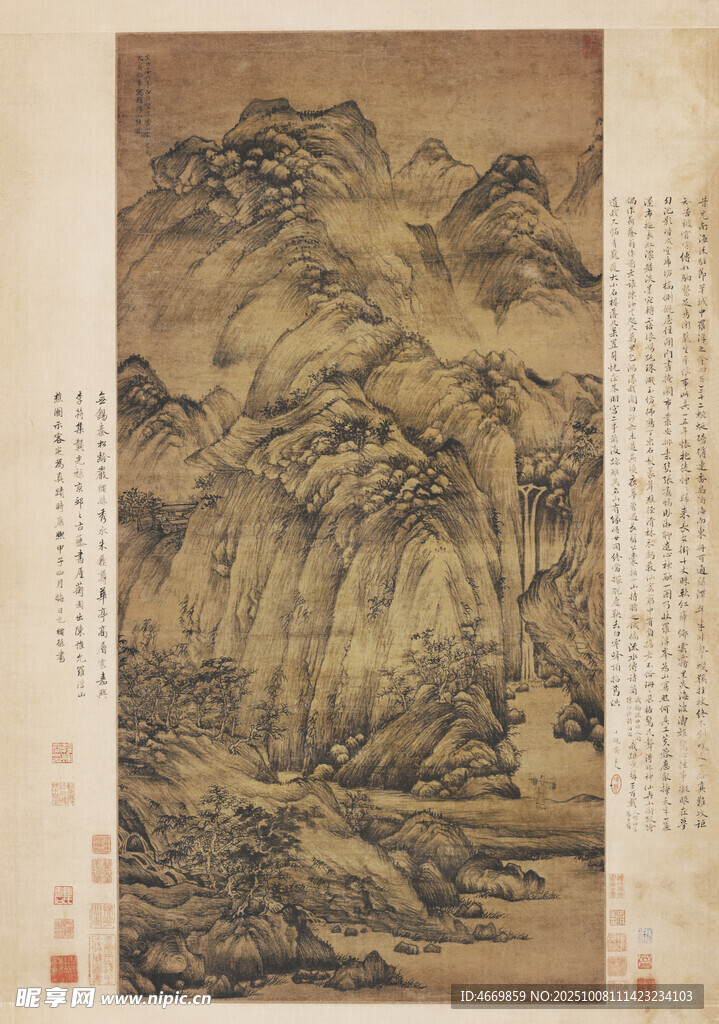古代山水國(guó)畫作品