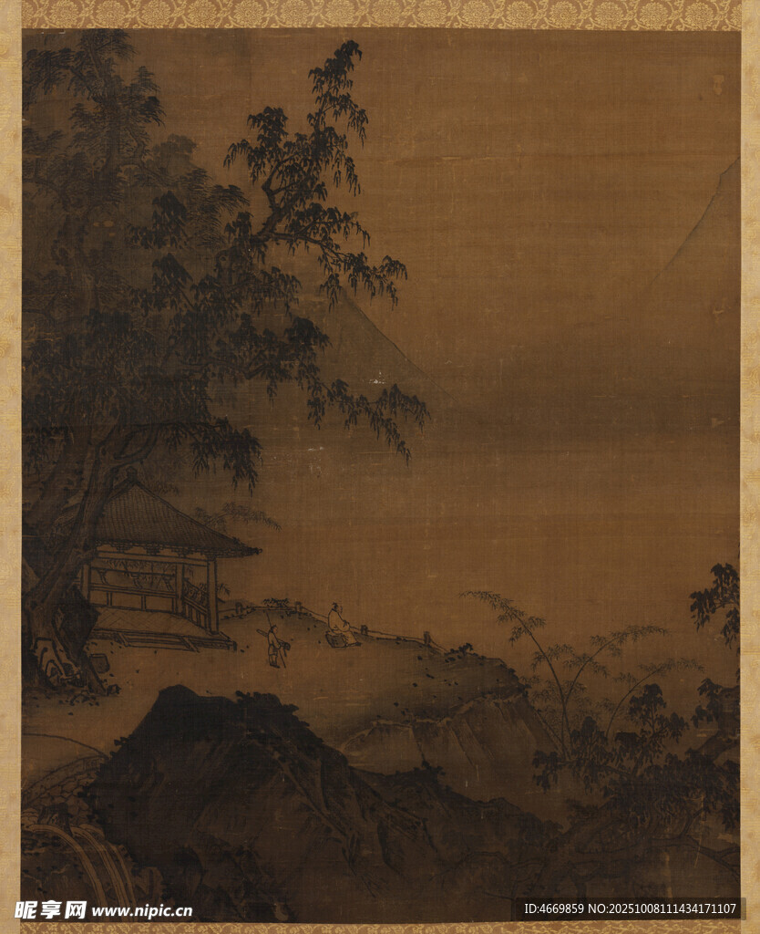 古風(fēng)山水圖景