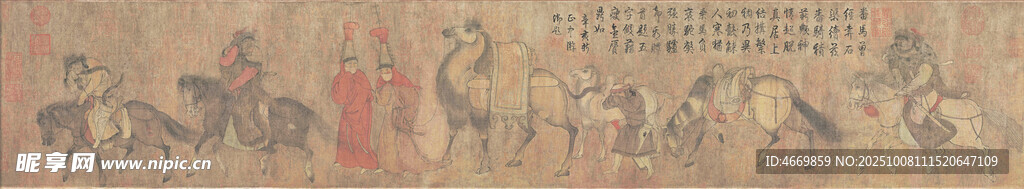 古代戰(zhàn)爭(zhēng)場(chǎng)景繪畫