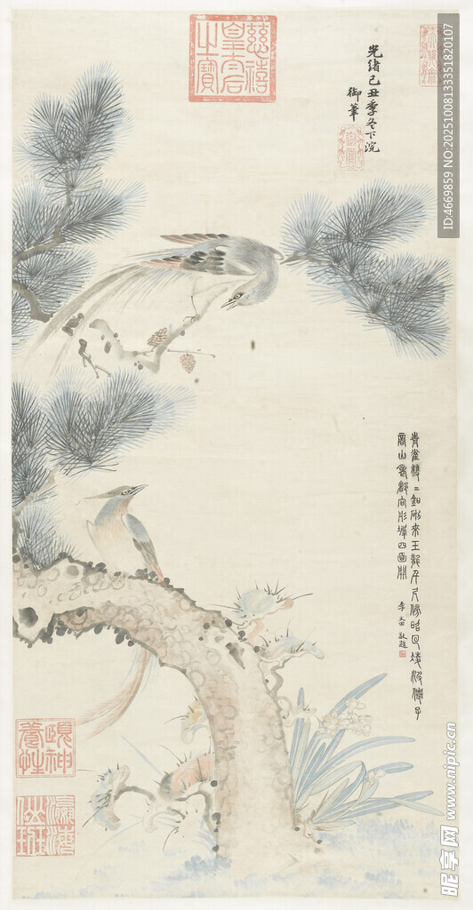水墨寫意花鳥圖