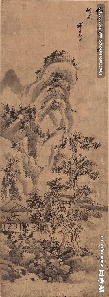 古代山水繪畫作品