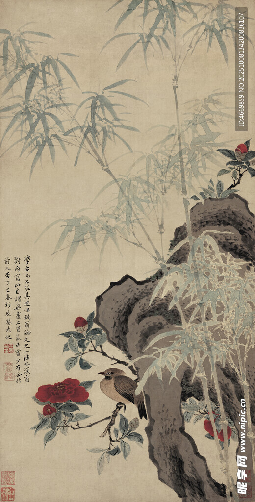 水墨花鳥圖