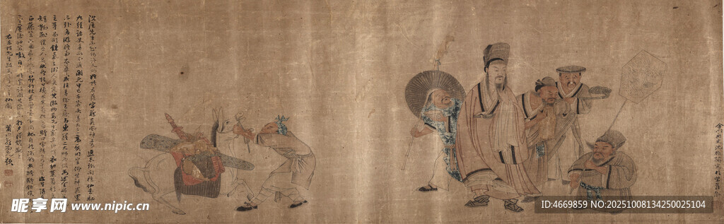 古代人物場(chǎng)景繪畫