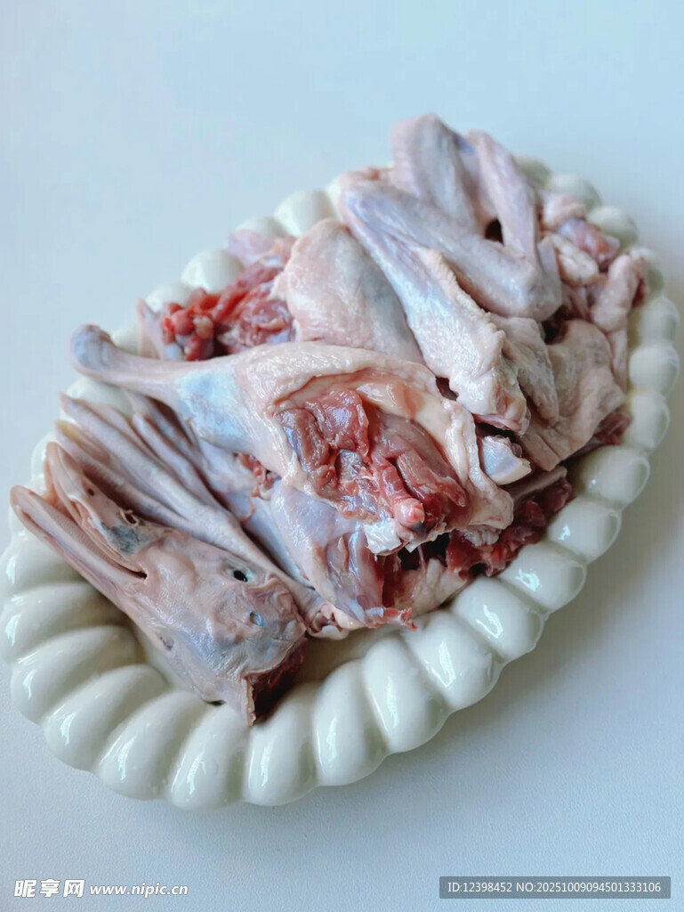 新鮮生鴨掌肉類食材