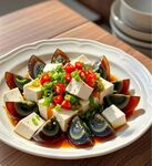 剁椒蛤蜊拌豆腐