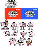阿蛋弗弗卡通角色多樣形象展示