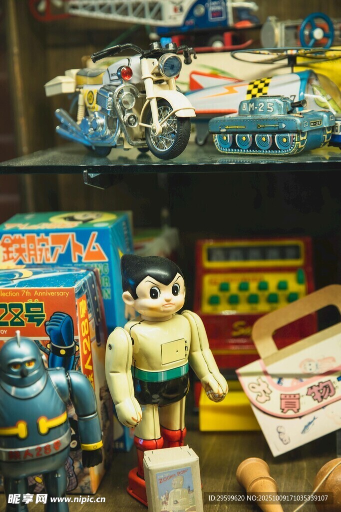 復(fù)古玩具展示