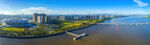 城市江畔全景風(fēng)光