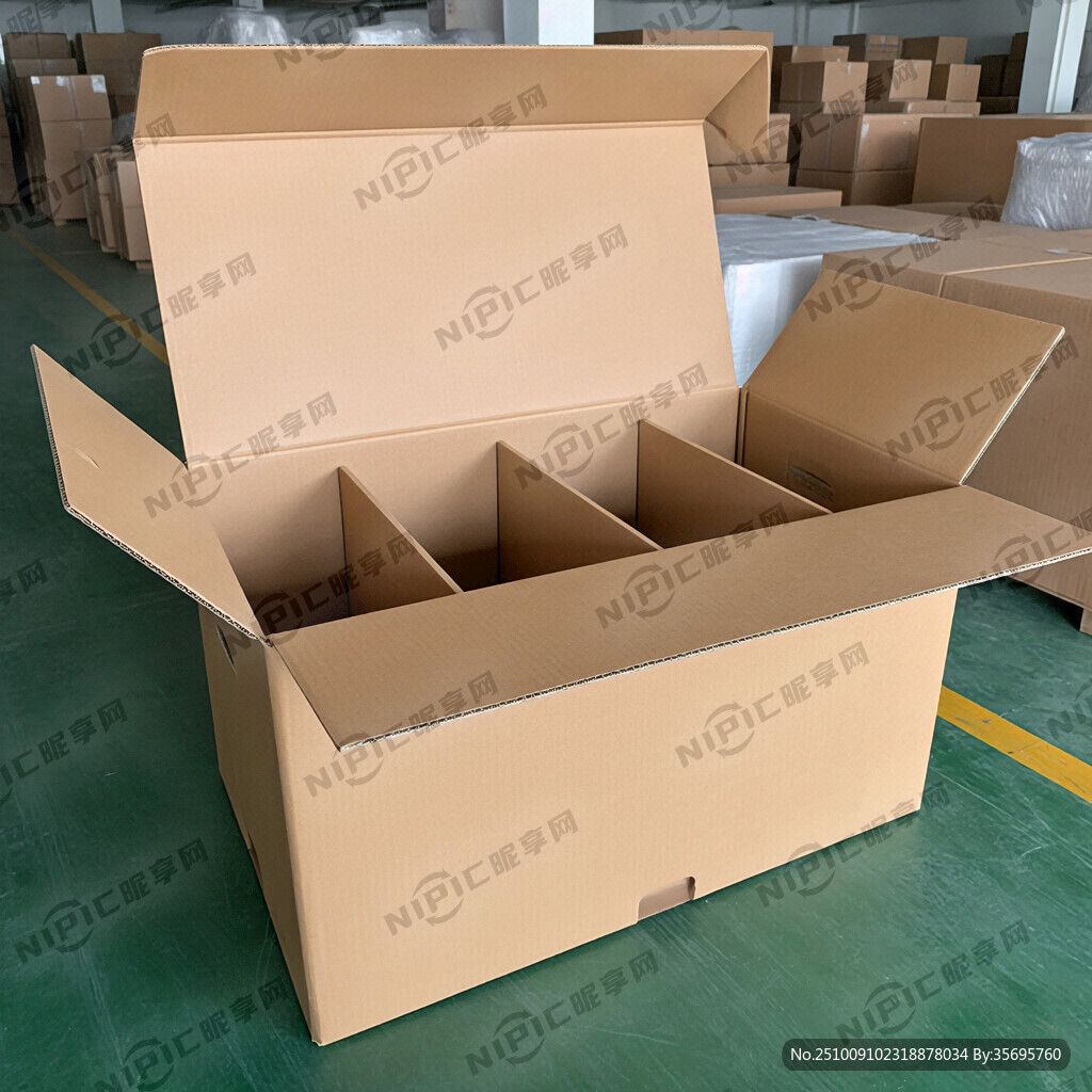 我要一個牛皮紙外箱的效果圖