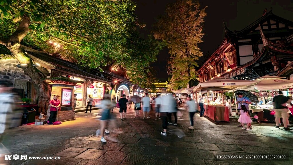 城市夜景素材