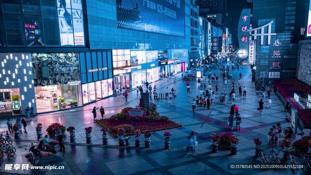 城市夜景素材