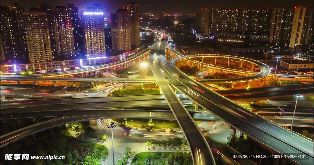 城市夜景素材