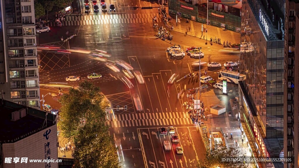 城市夜景素材