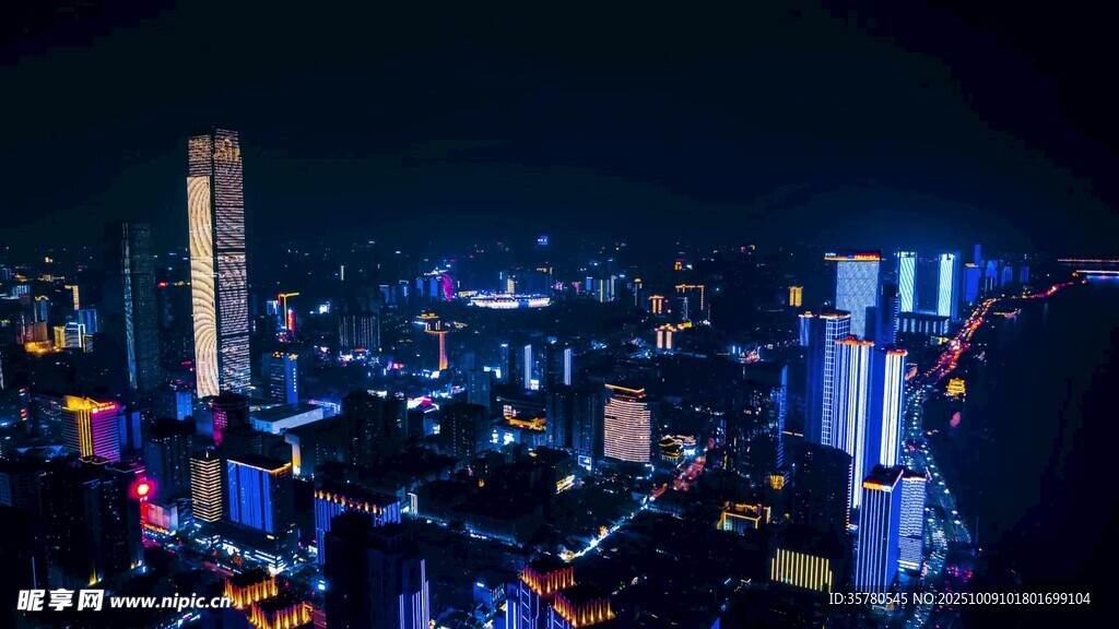 城市夜景素材