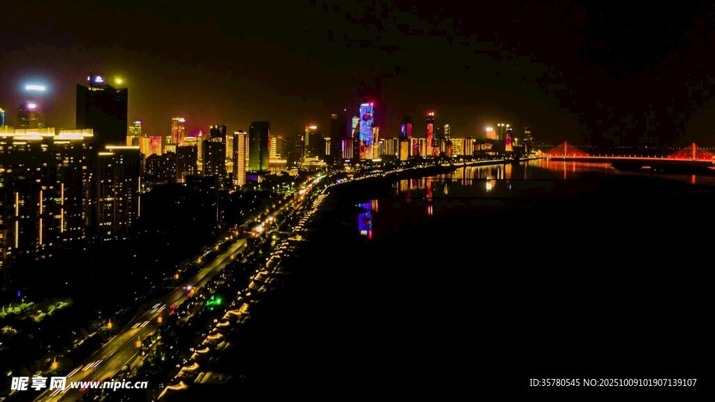 城市夜景素材
