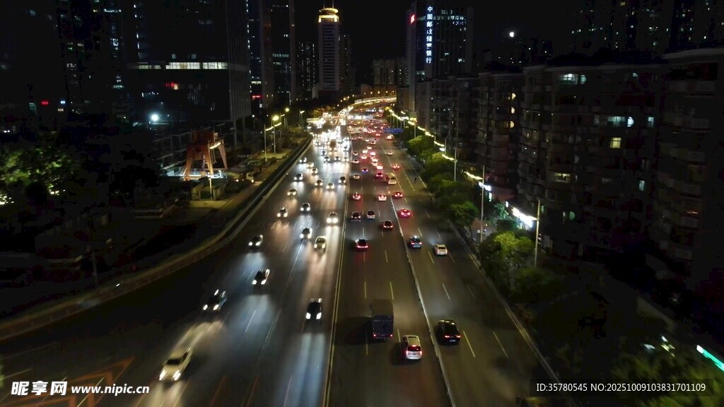 城市夜景素材