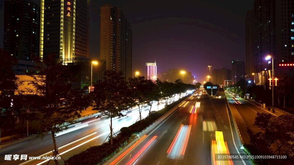 城市夜景素材