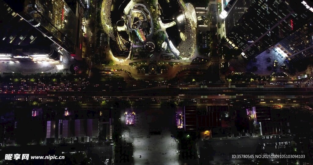 城市夜景素材