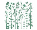 清新綠竹圖案 