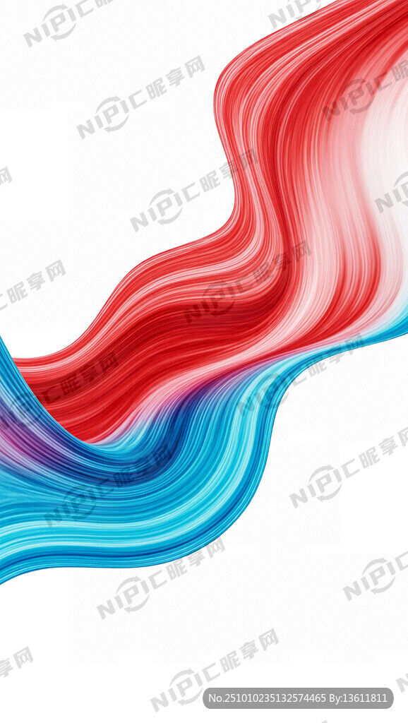 白色底紅