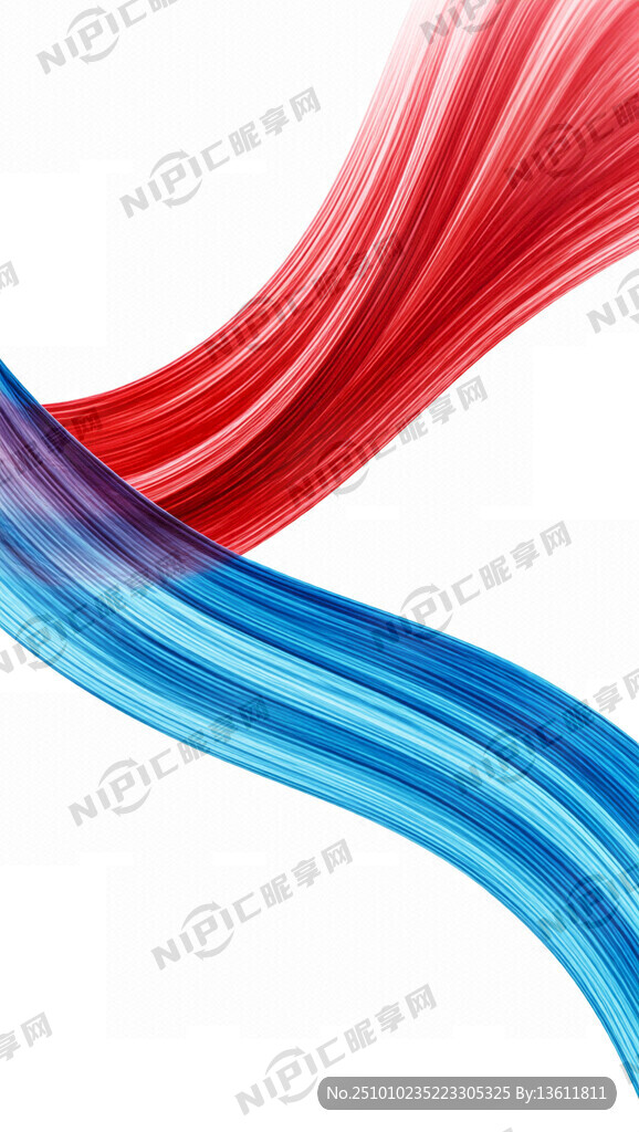 白色底紅