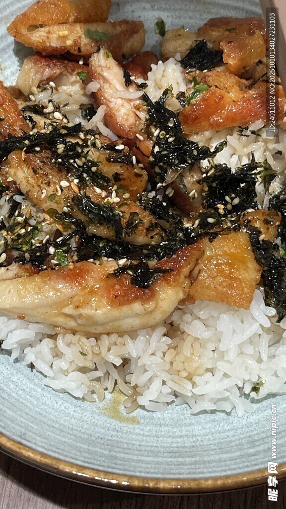美味海苔三文魚蓋飯