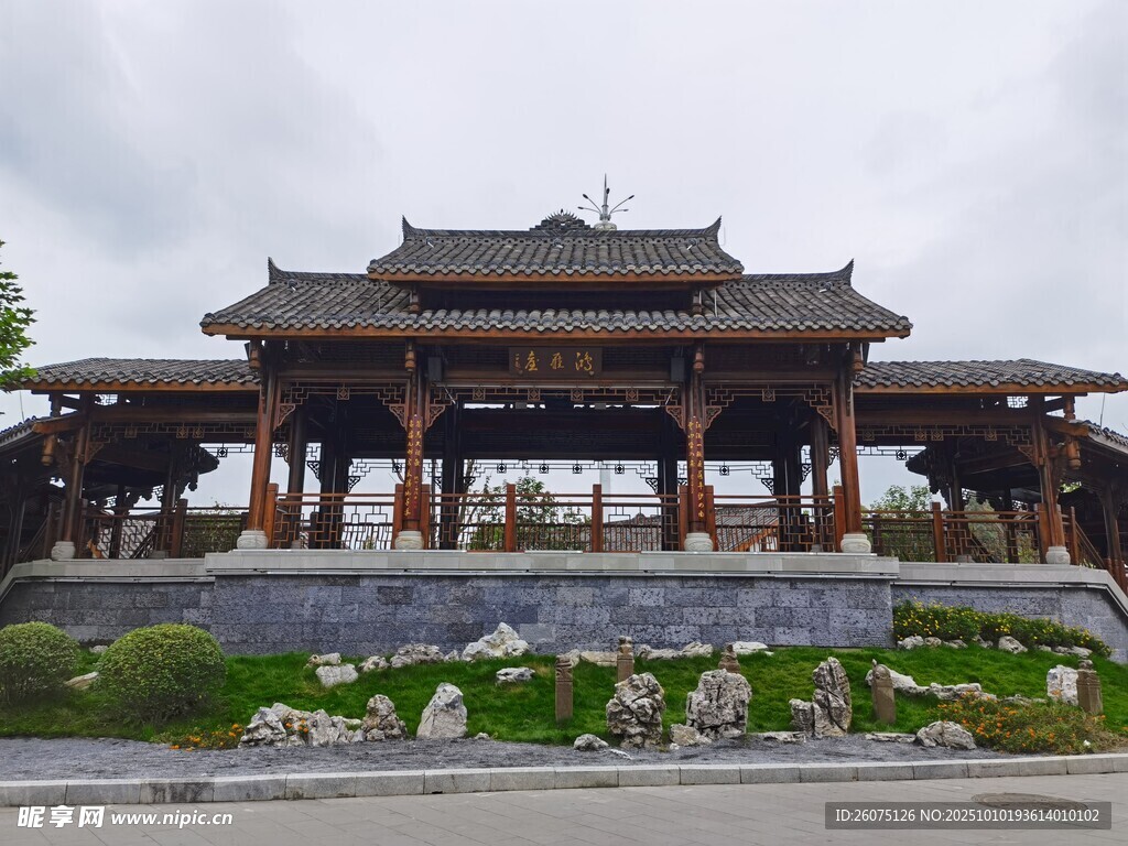 中式古建筑典雅大氣之景