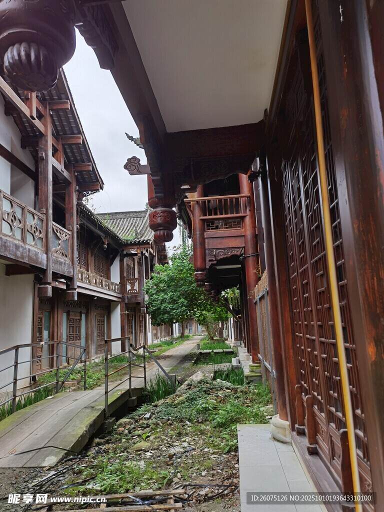 古巷中式建筑景觀