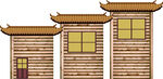 中式傳統(tǒng)風(fēng)格木質(zhì)建筑