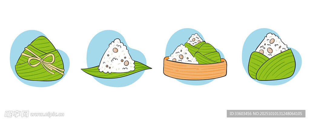 卡通風(fēng)格山峰景觀圖