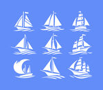 帆船圖案