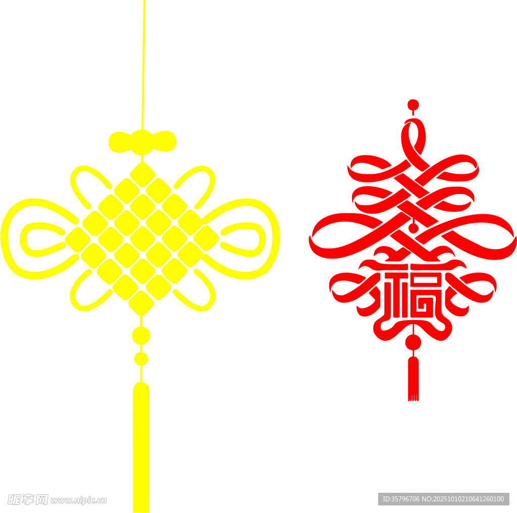 中國結(jié)掛件 福字與傳統(tǒng)款