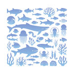 海洋生物圖案 