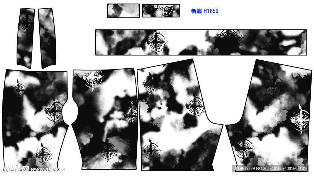 黑白拼接藝術(shù)攝影作品