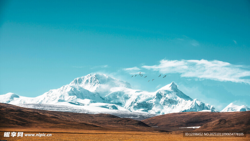 壯麗雪山景觀