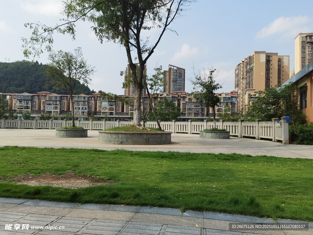 城市中的綠地與建筑景觀
