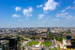 城市全景風光俯瞰圖