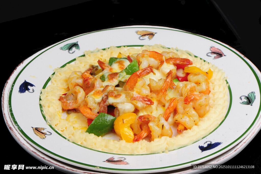 美味海鮮玉米餅料理