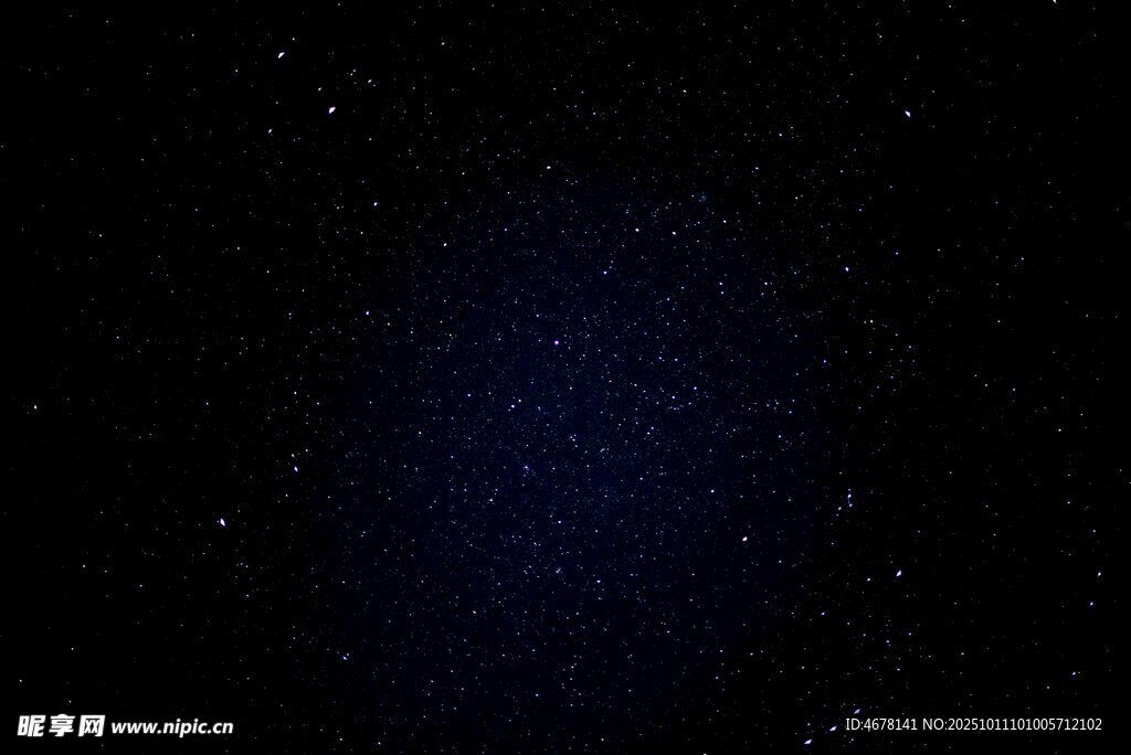 深邃星空閃爍神秘光芒