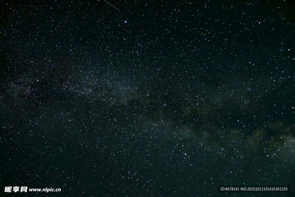 深邃星空下的璀璨銀河