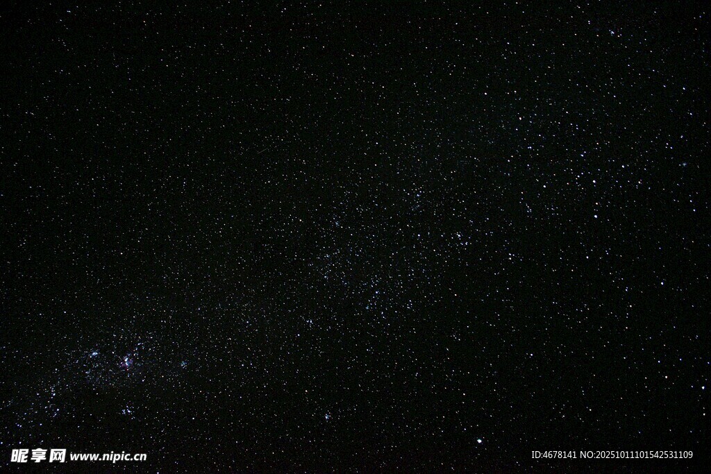 深邃星空下的璀璨繁星